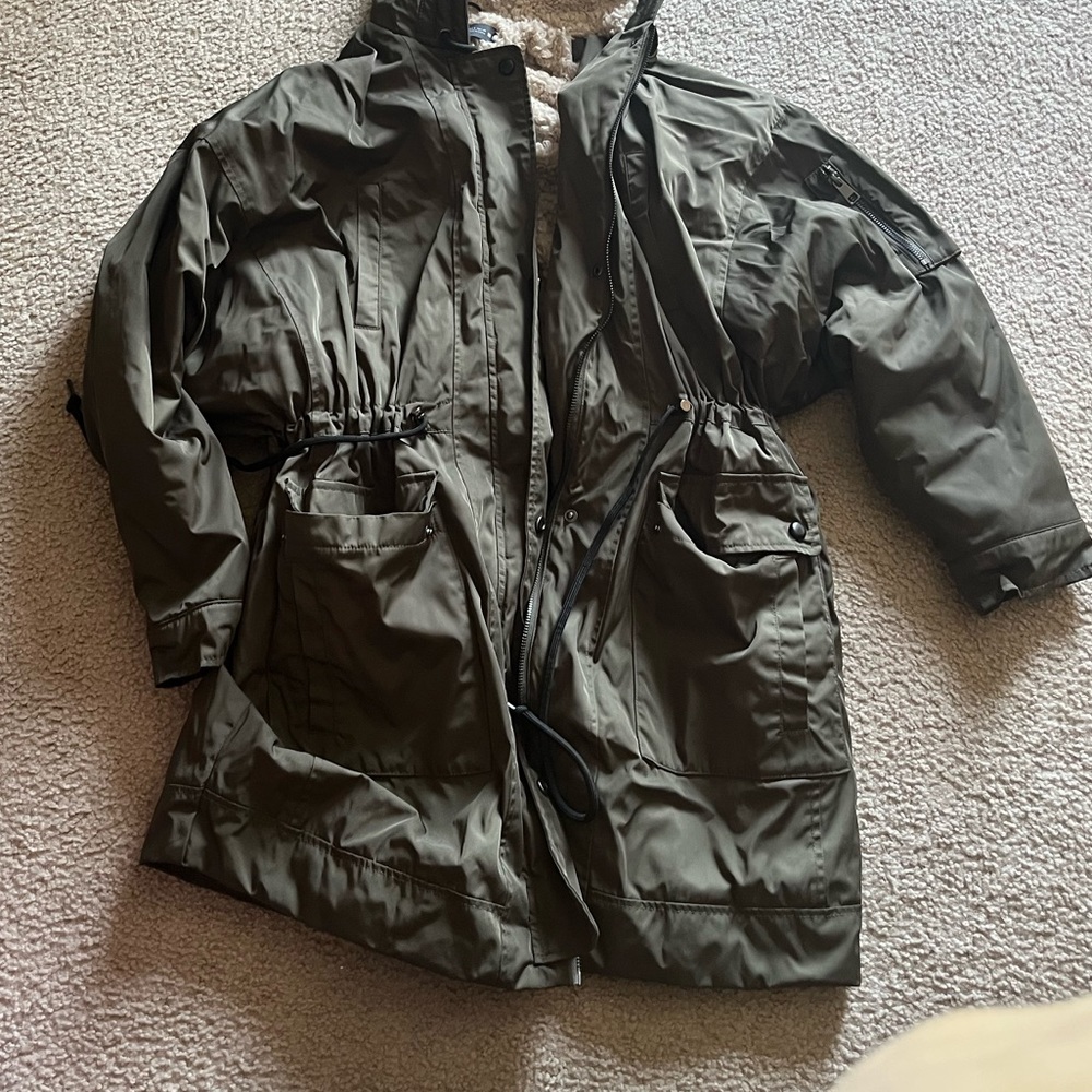 Zara Oversized Lined Shearling Jacket - image 2